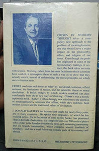 Crises in Modern Thought 