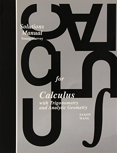 Saxon Calculus
