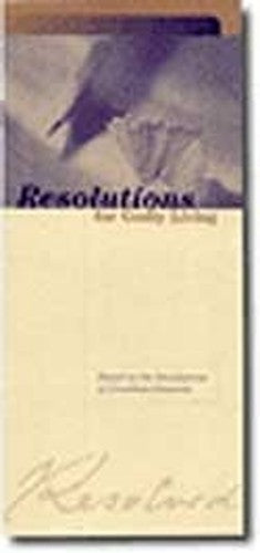 Resolutions for Godly Living