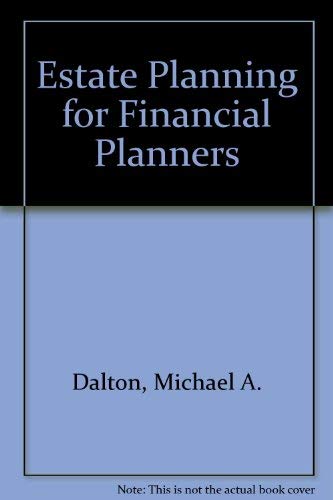 Estate Planning for Financial Planners cover art