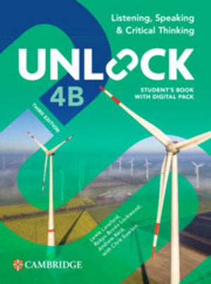Unlock Level 4B Listening, Speaking and Critical Thinking Student's Book with Digital Pack