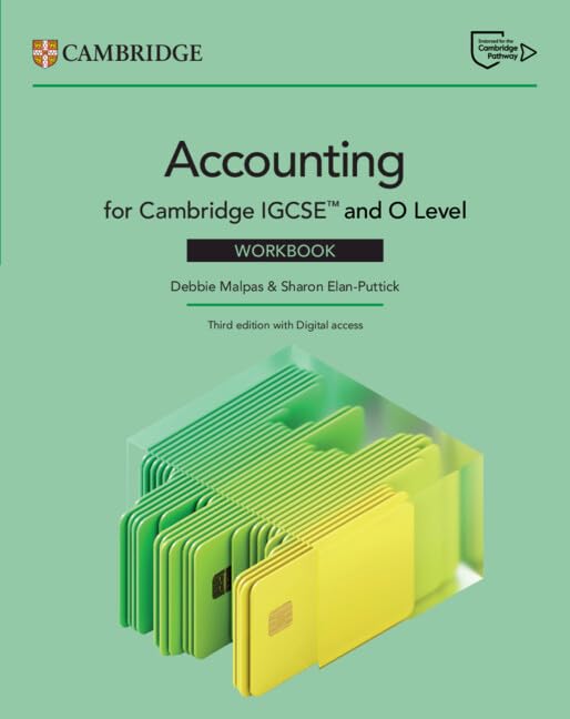 Cambridge IGCSE and O Level Accounting Workbook with Digital Access (2