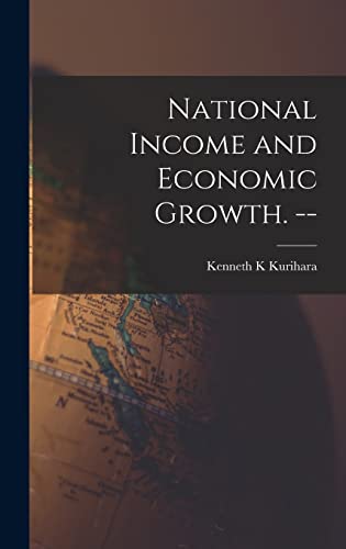 National Income and Economic Growth. -- cover