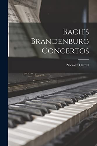 Bach's Brandenburg Concertos cover