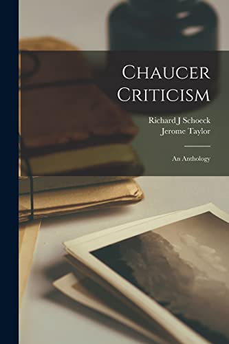 Chaucer Criticism cover
