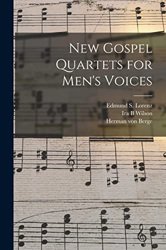 New Gospel Quartets for Men's Voices cover