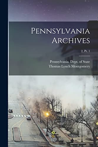 Pennsylvania Archives; 2, pt. 1 cover