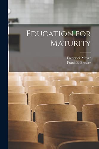Education for Maturity cover