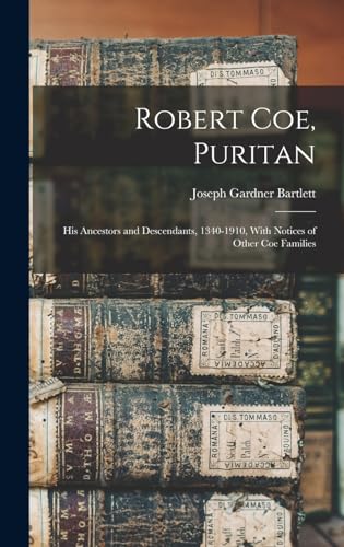 Robert Coe, Puritan cover