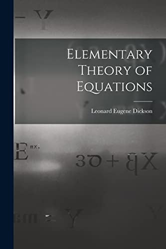 Elementary Theory of Equations cover