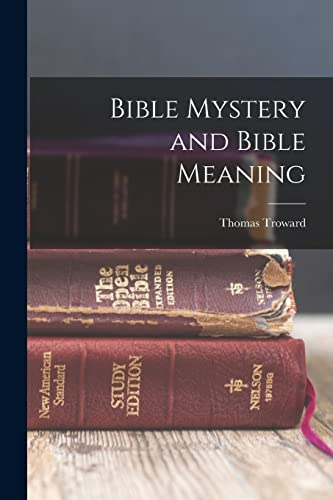 Bible Mystery and Bible Meaning cover