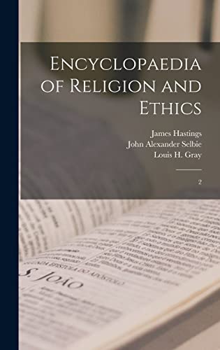 Encyclopaedia of Religion and Ethics cover