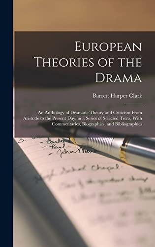 European Theories of the Drama cover