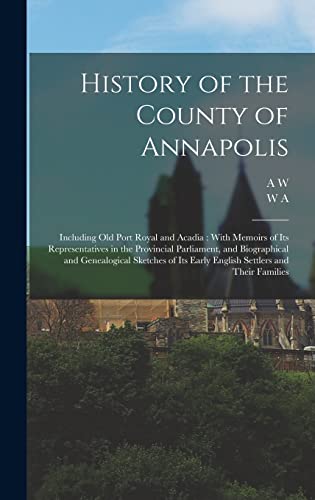 History of the County of Annapolis cover