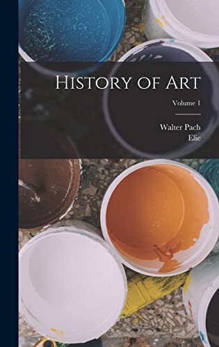 History of Art; Volume 1 cover