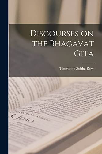 Discourses on the Bhagavat Gita cover