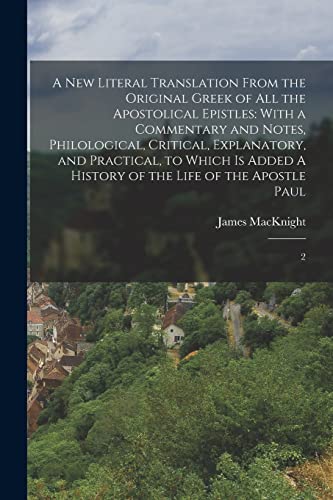 A new Literal Translation From the Original Greek of all the Apostolic cover