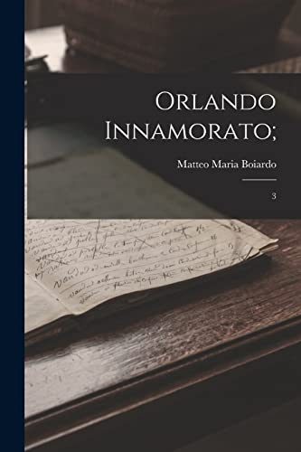 Orlando Innamorato; cover