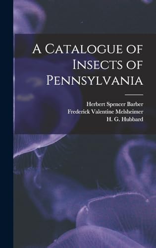 A Catalogue of Insects of Pennsylvania cover
