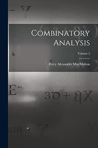 Combinatory Analysis; Volume 2 cover