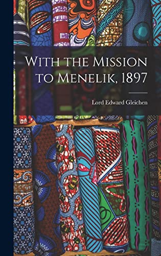 With the Mission to Menelik, 1897 cover