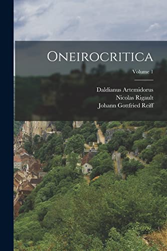 Oneirocritica; Volume 1 cover