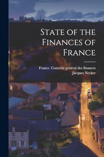 State of the Finances of France cover