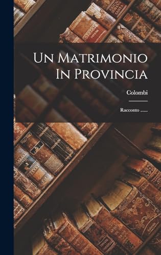 Un Matrimonio In Provincia cover