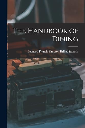 The Handbook of Dining cover