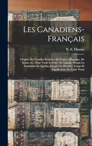 Les Canadiens-Francais cover