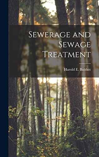 Sewerage and Sewage Treatment cover