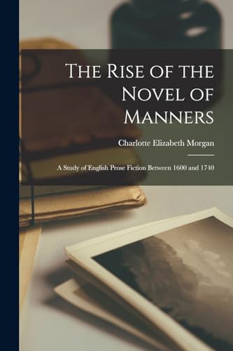 The Rise of the Novel of Manners cover