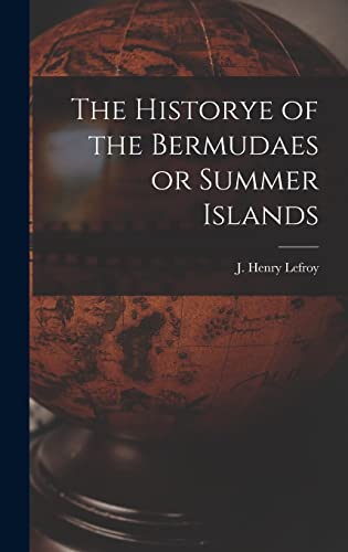 The Historye of the Bermudaes or Summer Islands cover