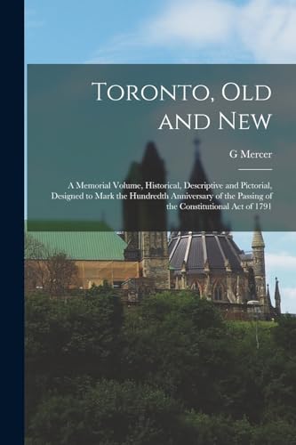 Toronto, old and New cover