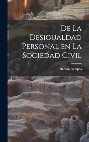 De la Desigualdad Personal en la Sociedad Civil cover