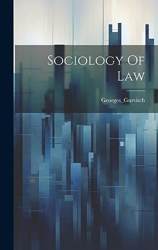 Sociology Of Law cover