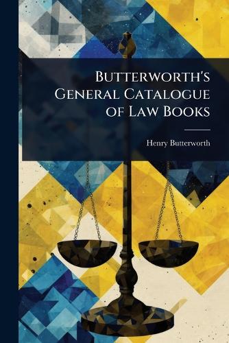 Butterworth's General Catalogue of Law Books cover
