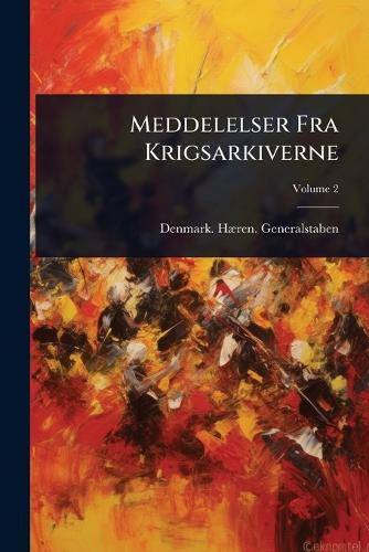 Meddelelser Fra Krigsarkiverne cover