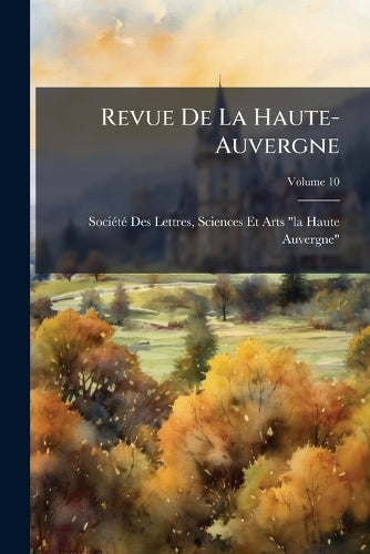 Revue De La Haute-Auvergne cover