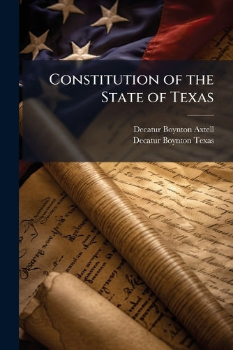 Constitution of the State of Texas cover