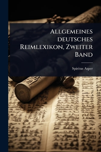 Allgemeines deutsches Reimlexikon, Zweiter Band cover