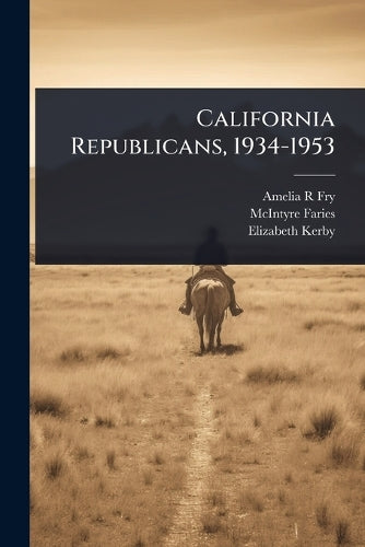 California Republicans, 1934-1953 cover