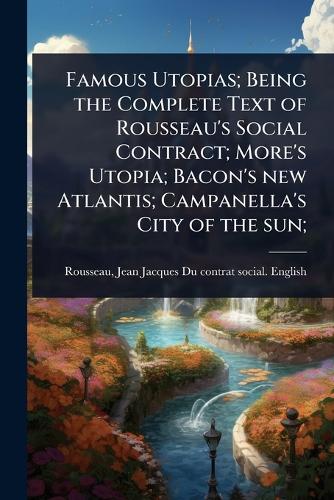 Famous Utopias; Being the Complete Text of Rousseau's Social Contract; cover