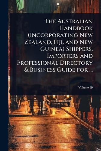 The Australian Handbook (Incorporating New Zealand, Fiji, and New Guin cover