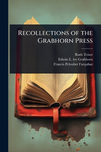 Recollections of the Grabhorn Press cover