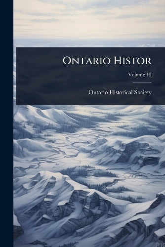 Ontario Histor cover