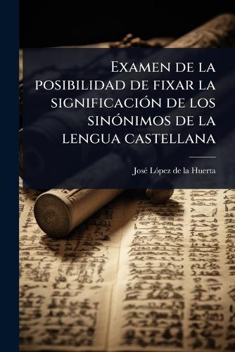 Examen de la posibilidad de fixar la significaciÃ3n de los sinÃ3nimos cover