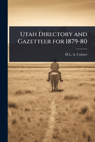 Utah Directory and Gazetteer for 1879-80 cover