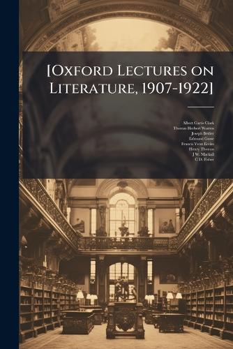 [Oxford Lectures on Literature, 1907-1922] cover
