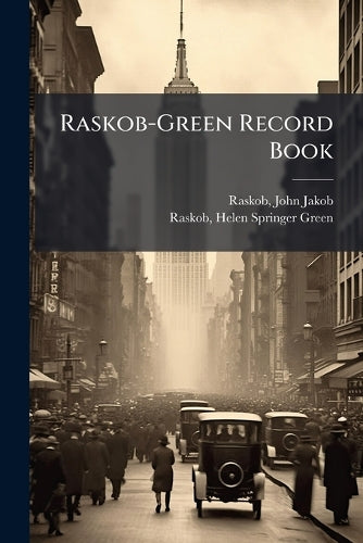 Raskob-Green Record Book cover